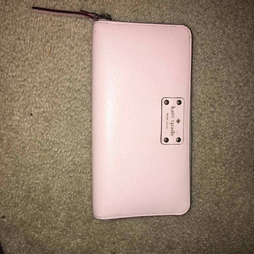 light pink kate spade wallet
